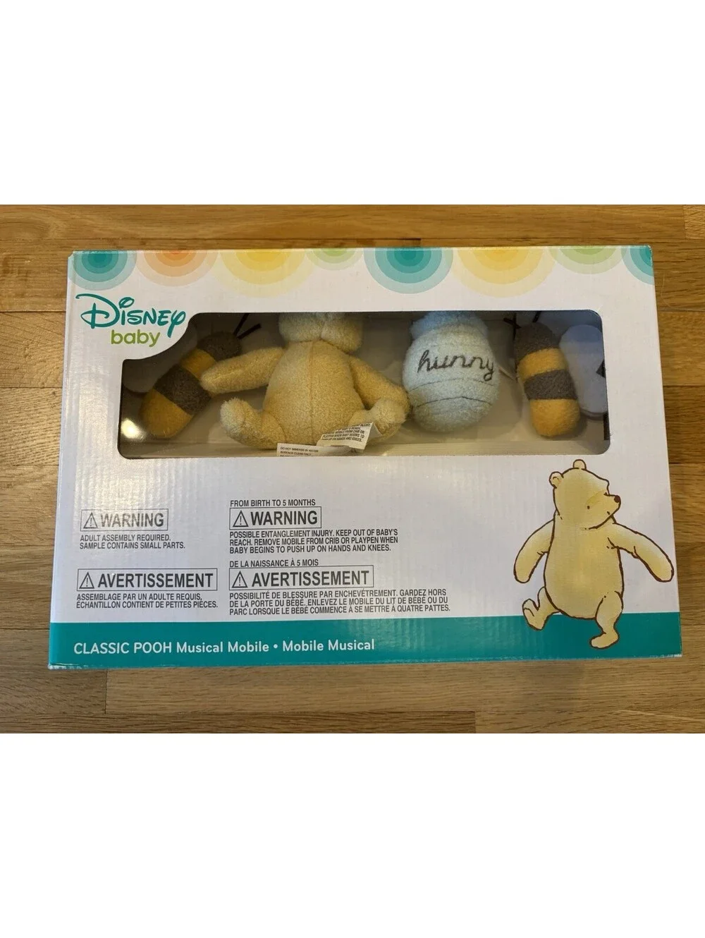 Disney Baby Classic Pooh Musical Mobile Honeypot And Bees